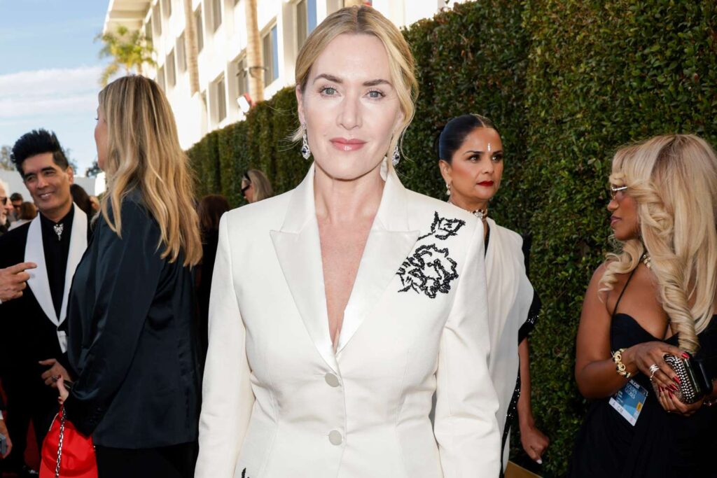 Kate Winslet Puts a Surprisingly Sexy Twist on an All-Business Suit at 2025 Golden Globes